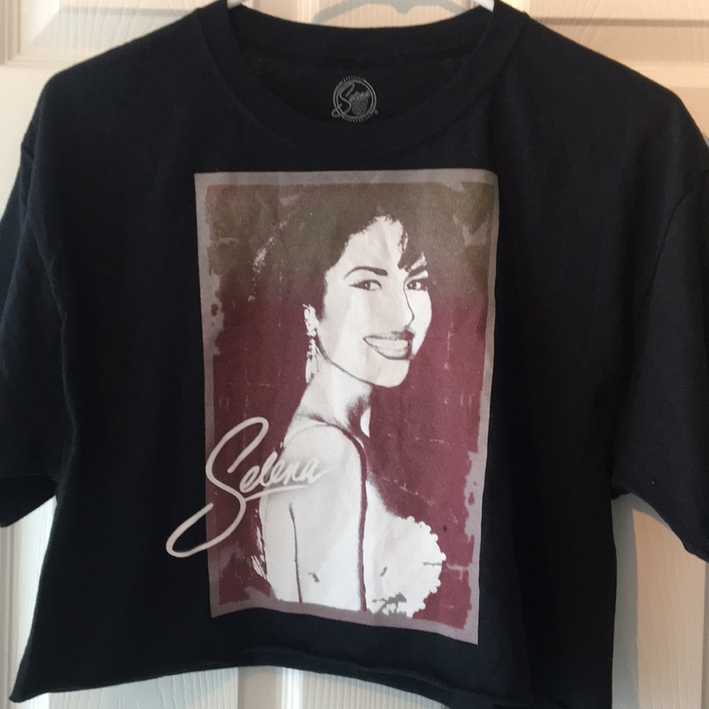 A Selena crop top